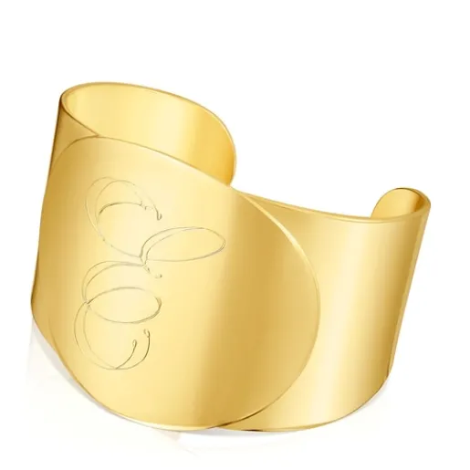 Pulsera esclava con baño de oro 18 kt sobre plata Eugenia X^TOUS Best