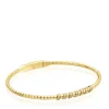Pulsera esclava de oro y diamantes Basics^TOUS Sale