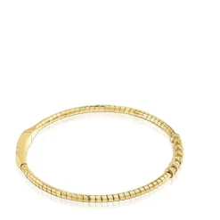 Pulsera esclava de oro y diamantes Basics^TOUS Sale