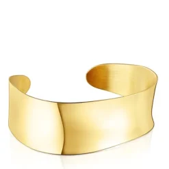 Pulsera estrecha con baño de oro 18 kt sobre plata Nenufar^TOUS