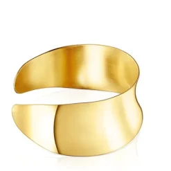 Pulsera estrecha con baño de oro 18 kt sobre plata Nenufar^TOUS