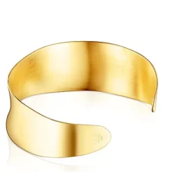 Pulsera estrecha con baño de oro 18 kt sobre plata Nenufar^TOUS