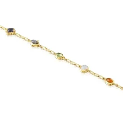 Pulsera Magic Nature con baño de oro 18 kt sobre plata y gemas^TOUS Best