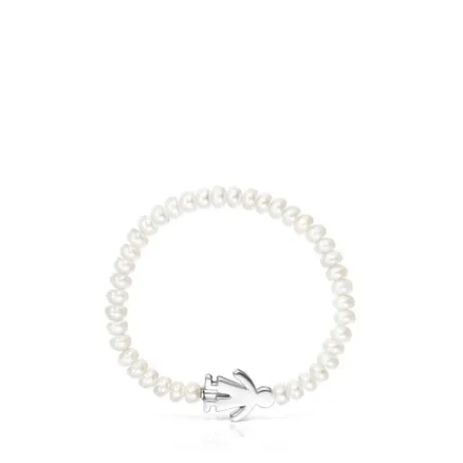 Pulsera niño de perlas y plata Sweet Dolls^TOUS Outlet