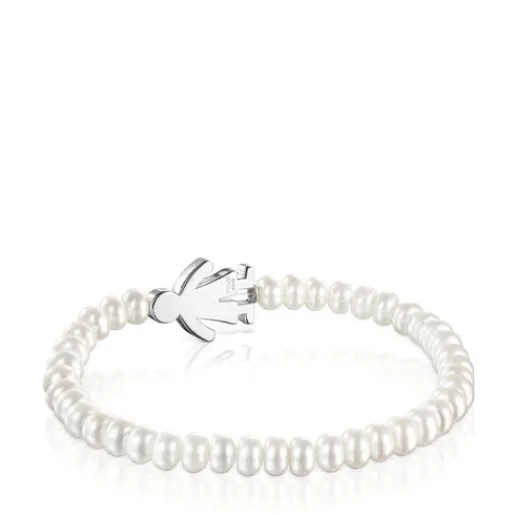 Pulsera niño de perlas y plata Sweet Dolls^TOUS Outlet