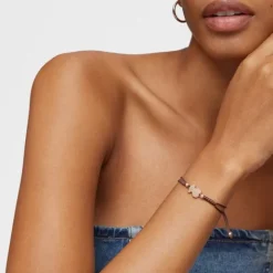 Pulsera oso con baño de oro rosa 18 kt sobre plata Sweet Dolls^TOUS Clearance