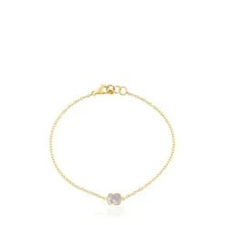 Pulsera oso de oro y nácar XXS^TOUS Online