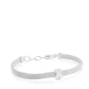 Pulsera oso de plata Mesh^TOUS Online