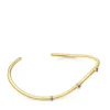Pulsera oval con baño de oro 18 kt sobre plata y gemas Magic Nature^TOUS Clearance