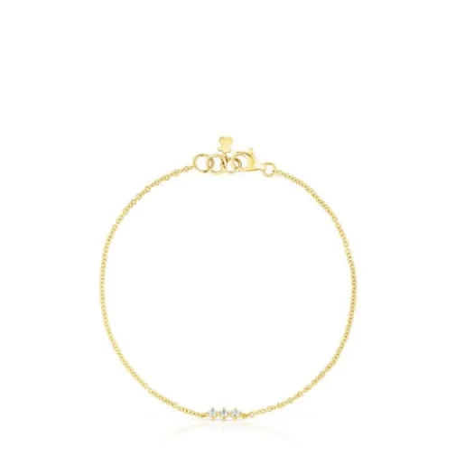 Pulsera tira de y diamantes Les Classiques^TOUS Online