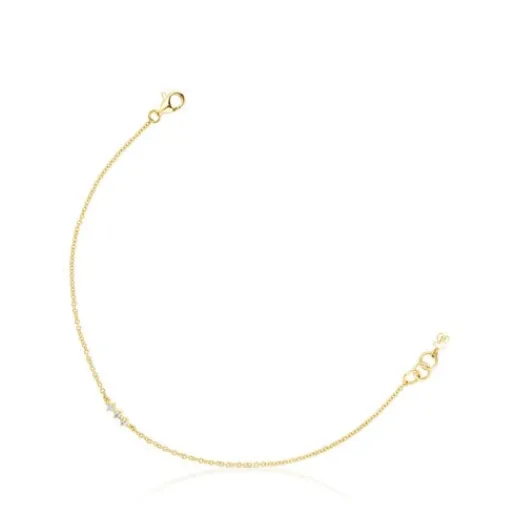 Pulsera tira de y diamantes Les Classiques^TOUS Online
