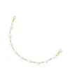 Pulsera tubo con baño de oro de 18 kt sobre plata y perlas cultivadas Gloss^TOUS Online