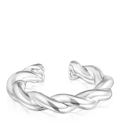 Pulsera XL de plata Twisted^TOUS New