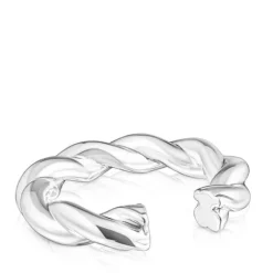 Pulsera XL de plata Twisted^TOUS New