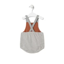 Ranita de bebé a rayas con osos Grey crudo^TOUS Discount
