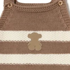 Ranita de punto de bebé Tricot a rayas beige^TOUS Discount