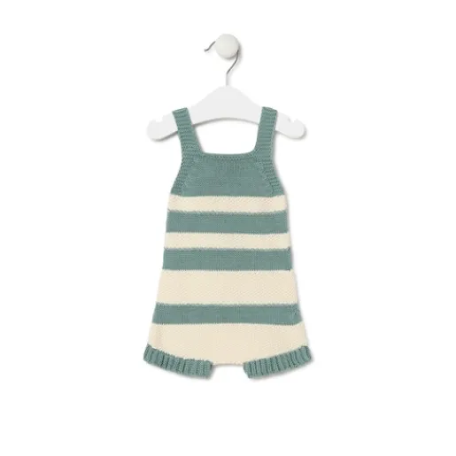 Ranita de punto de bebé Tricot a rayas verde^TOUS Discount