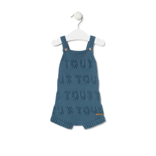 Ranita de punto de bebé Tricot logo azul^TOUS Online