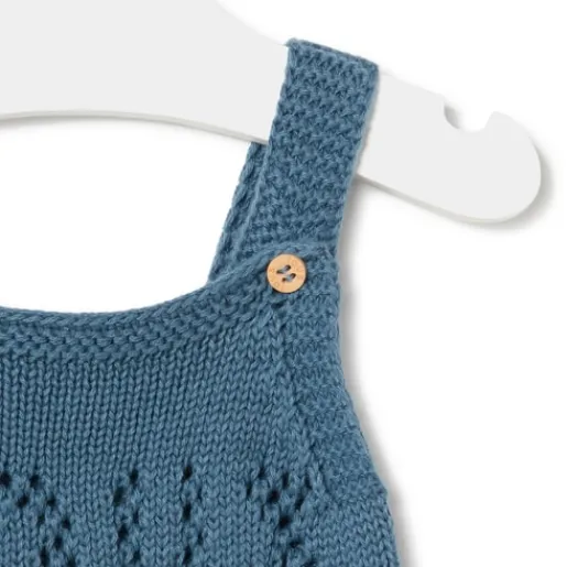 Ranita de punto de bebé Tricot logo azul^TOUS Online