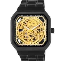 Reloj analógico automático con brazalete de IP negro D-Bear^TOUS Best