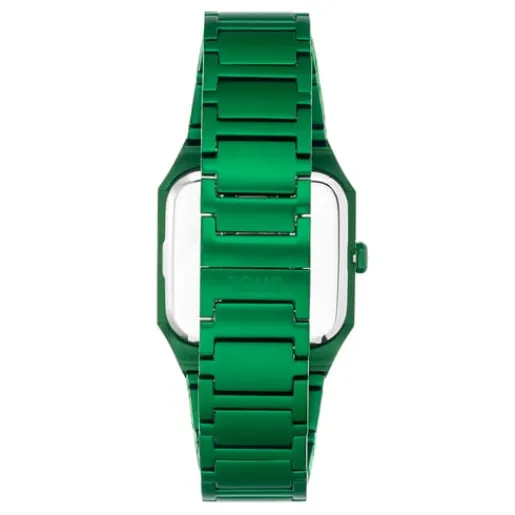 Reloj analógico con brazalete de aluminio verde Karat Squared^TOUS Sale