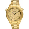 Reloj analógico con brazalete de acero IPG dorado y esfera dorada Now^TOUS New