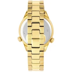 Reloj analógico con brazalete de acero IPG dorado y esfera dorada Now^TOUS New