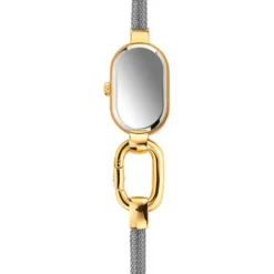 Reloj analógico con brazalete de acero y caja de acero IPG dorado Hold Oval^TOUS Hot