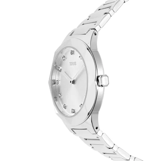 Reloj analógico con brazalete de acero Karat Oval^TOUS Hot