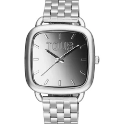 Reloj analógico con brazalete de acero D-Logo Mirror^TOUS Online