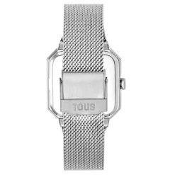 Reloj analógico con brazalete de acero Karat Squared^TOUS