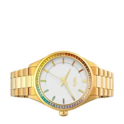 Reloj analógico con brazalete de IP dorado T-Shine^TOUS Online