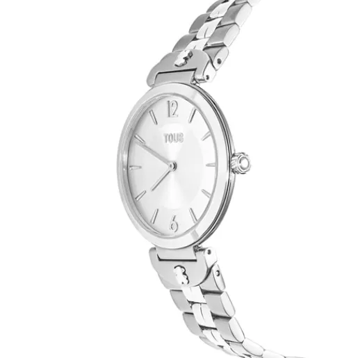 Reloj analógico con brazalete de acero S-Band^TOUS Clearance
