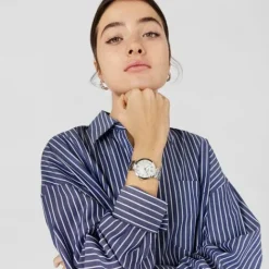 Reloj analógico con brazalete de acero S-Band^TOUS Clearance