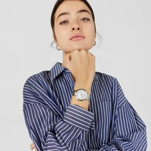 Reloj analógico con brazalete de acero S-Band^TOUS Clearance