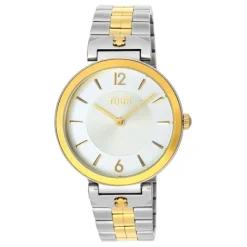 Reloj analógico con brazalete de acero y acero IPG dorado S-Band^TOUS Sale