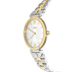 Reloj analógico con brazalete de acero y acero IPG dorado S-Band^TOUS Sale