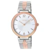 Reloj analógico con brazalete de acero y acero IPRG rosado S-Band^TOUS Clearance