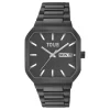 Reloj analógico con brazalete acero IP negro Lit^TOUS Clearance