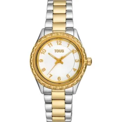 Reloj analógico con brazalete de acero y acero IPG dorado T-Bear Kdt^TOUS Hot