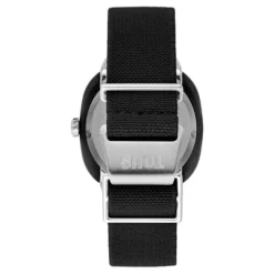 Reloj analógico de acero con brazalete elástico en color blanco Osier^TOUS Clearance