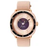 Reloj analógico de acero IPRG nude con brazalete elástico en color rosa Osier^TOUS