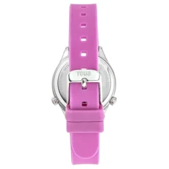 Reloj analógico fucsia de acero Mini Self Time^TOUS Outlet