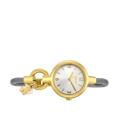 Reloj analógico Hold Charms de IP dorado con correa de^TOUS Best