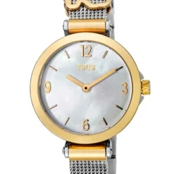 Reloj analógico Icon Charms de IP dorado con nácar^TOUS Sale