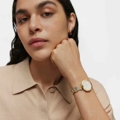 Reloj analógico Icon Charms de IP dorado con nácar^TOUS Sale