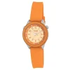 Reloj analógico naranja de acero Mini Self Time^TOUS Hot