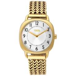 Reloj analógico Osier 1920 de acero IP dorado^TOUS Hot