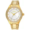 Reloj analógico T-Shine de acero IP dorado con zirconias cúbicas^TOUS Outlet