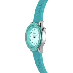 Reloj analógico verde de acero Mini Self Time^TOUS Hot